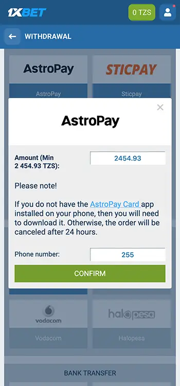 Step 4 - Enter the details