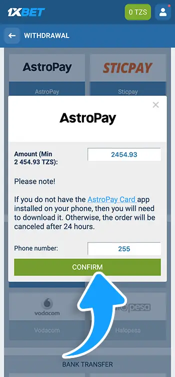 Step 5 - Confirm and submit