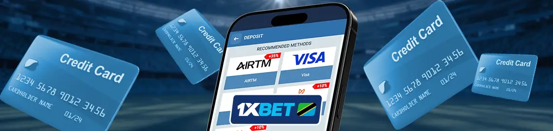 1xBet deposit methods in Tanzania
