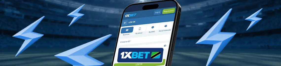 1xBet login in Tanzania