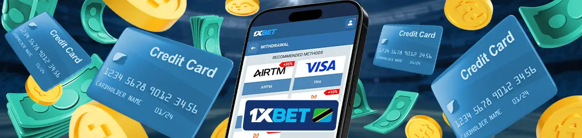 1xBet withdrawal methods in Tanzania