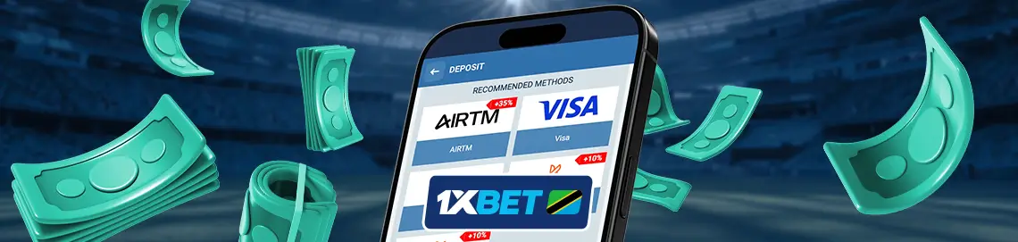 Payment methods in 1xBet Tanzania